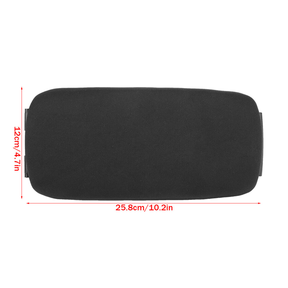 Cloth Leather Center Console Armrest Cover For A3 8P / A5 2003-2013 Black 4931392651203