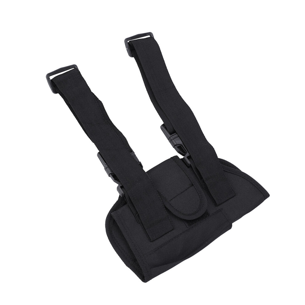 Kids Tactics Leg Pack With Dart Pouch Toy Gun Holster | Adjustable Nylon Black