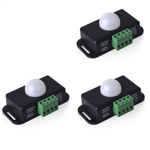 Human Body Sensing  DC12V 24V PIR Sensor LED  Motion Function Cotroller for 5050 Flexible LED Strips Light