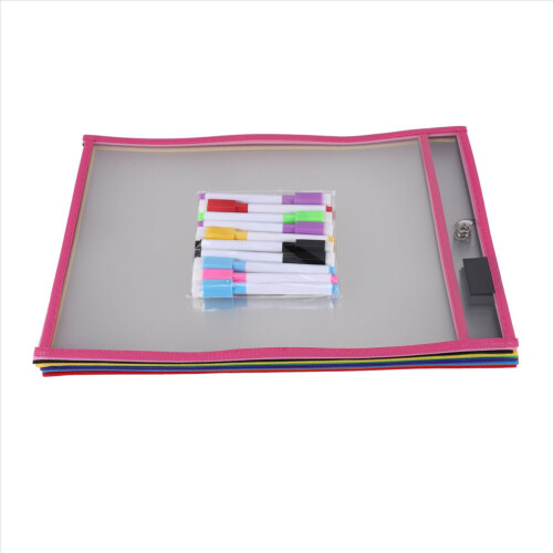Trocken abwischbare Hüllen (10er-Pack) A4-Bestellformularhalter 1