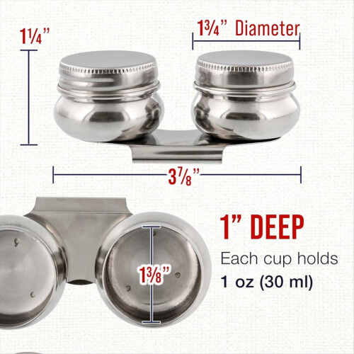 Farbmischbecher mit Deckel, doppelter Ölfarbenbehälter 2