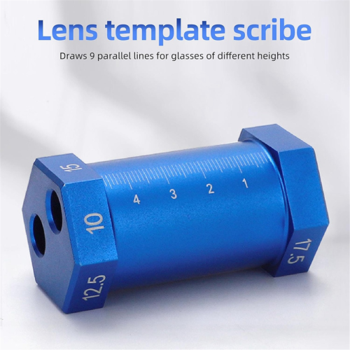 Horizontal alignment and marking tool for the inner lining of the eyeglass frame 2