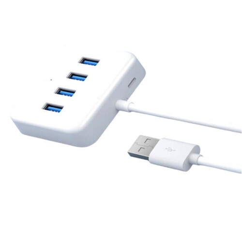 High-Speed 4-Port USB 3.0 Hub,Type-C Charging Adapter Cable Splitter for USB Disk HDD Writer Mouse Keyboard Extend Dock