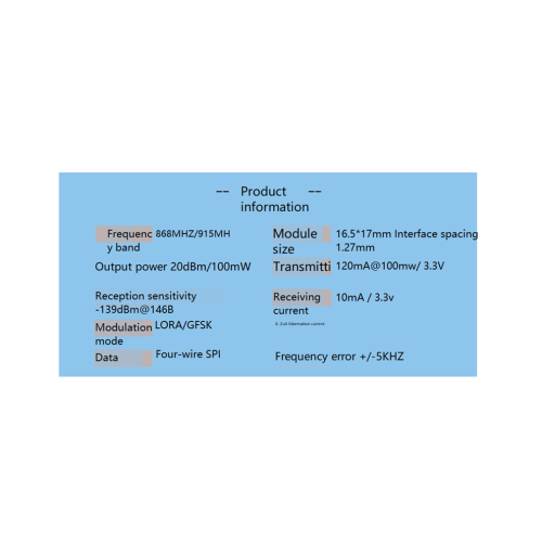 Lora Module SX1276 Wireless Transceiver Module (868MHz) 2