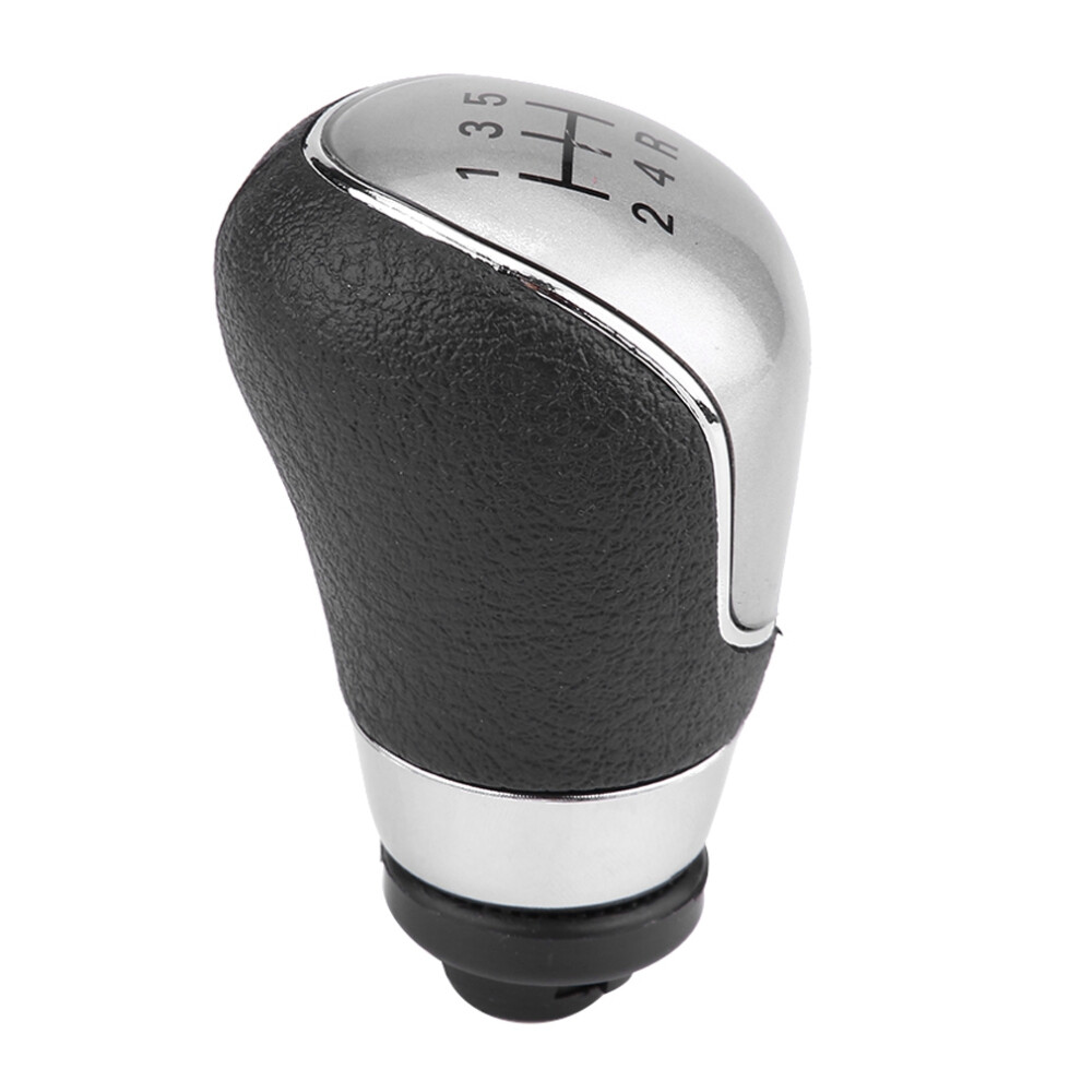 Car Gear Shift Knob For Ford Focus Fiesta Mk7 2008-2013 Black/Silver 6941392655796