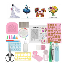 24 Pcs DIY Quilling Paper Tool Set for Art & Crafts - Multi Color