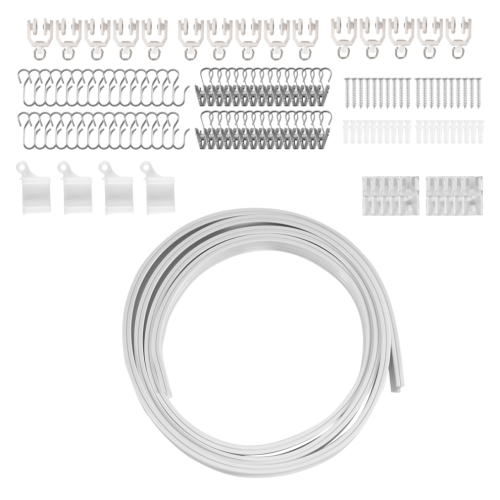 Flexible, bendable ceiling curtain track, ceiling mount 9.8 feet 2
