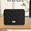 Draagbare laptoptas met ritssluiting voor // Zwart 4