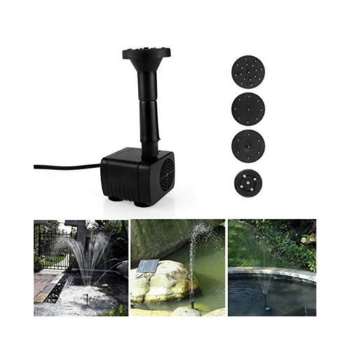 Solar hydroponic submersible pump with 7 nozzles, water pump, and filter 2