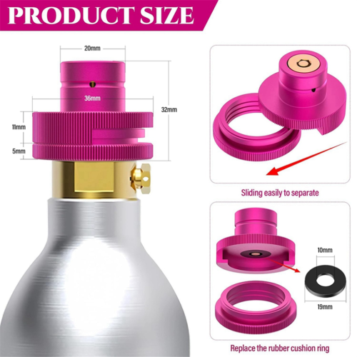 Split CO2 quick adapter, CO2 soda quick adapter 2