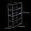 Washi tape organizer, stackable plastic washi tape box with 4 drawers 3