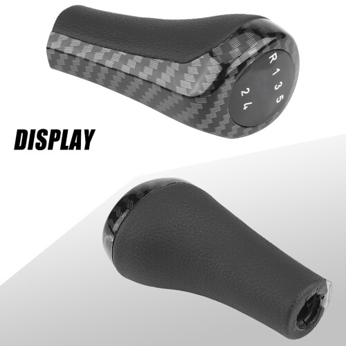5-Speed Gear Shift Knob for E30 E36 E46 E60 E83 Black ABS, 9.5cm