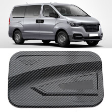 Carbon Fiber Style Fuel Tank Cap Cover for HYUNDAI GRAND STAREX (H1) 2019