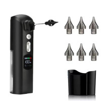 Nieuwe Waterdichte Oorsmeerverwijderingsset met 3 Standen, 2000 MAh Batterijcapaciteit, LCD-Elektrische Oorreiniger met 250 Ml Watertank