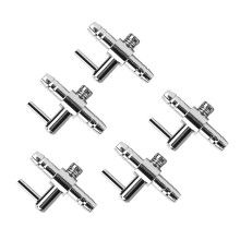 Stainless Steel Aquarium Air Line Distributor 5 Pack for Fish Tank Oxygen Pump