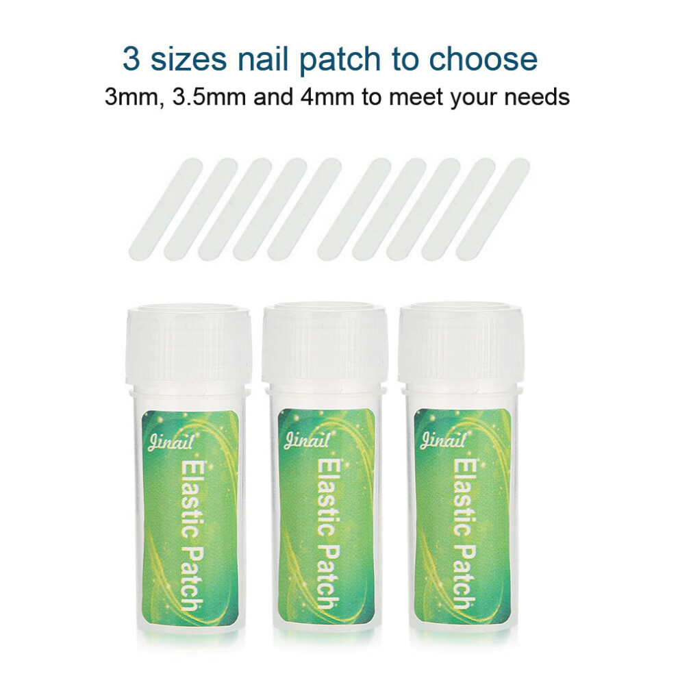 7Pcs Pedicure Ingrown Toenail Correction Set - Nail Pusher, Patches, File, Glue