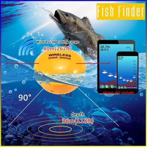 Draadloze Bluetooth Smart Sonar Visvinder 36m/118ft Visvinder 2