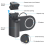 Magnetic phone grip, wireless Bluetooth camera grip mount 4