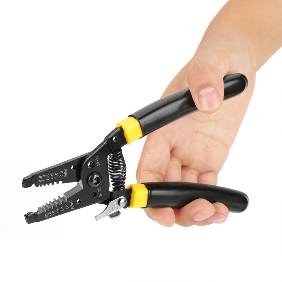 Rt-7021 Multifunctional Cable Cutting & Stripping Pliers 0.8-2.6Mm Awg 10-20 4621392674929
