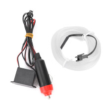 Car LED Interior Light Strip 4M, 9 Colors, Auto Decoration