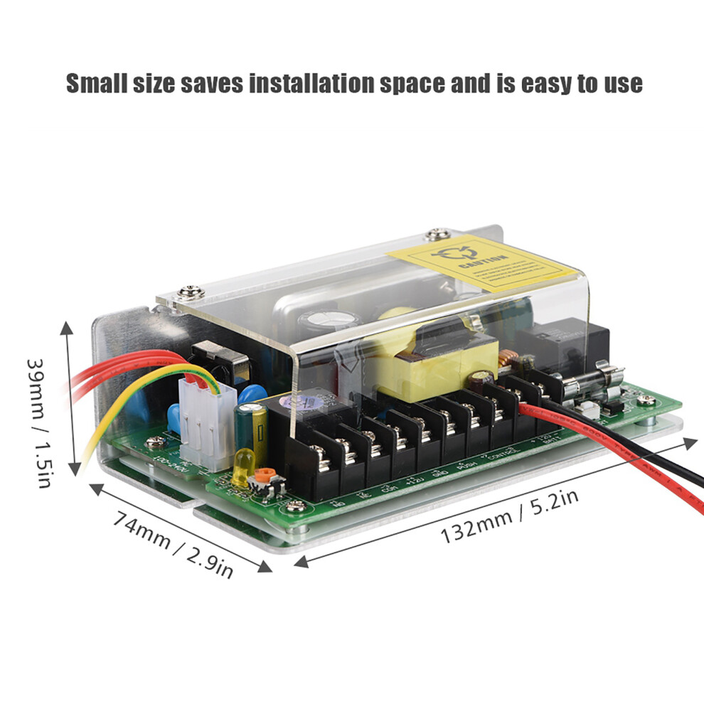 12V/5A Power Supply For Access Control System, Compact 132X74x39mm 4111392654538