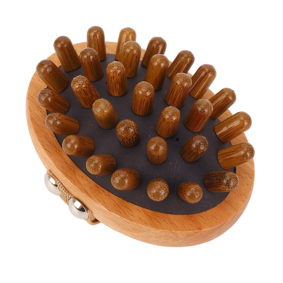 Portable Wooden Handheld Massage Brush â Ergonomic & Easy to Use for Travel