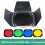 BD-04 Torblende mit Wabengitter, 4 Farbgelfilter 4