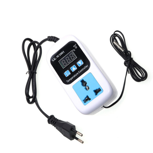 XK-W2001 Digital Temperature Controller, Socket, EU Plug 1