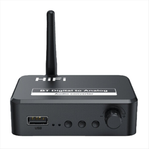 Bluetooth 5.3 audio receiver, digital-to-analog converter, 3.5 mm AUX 1