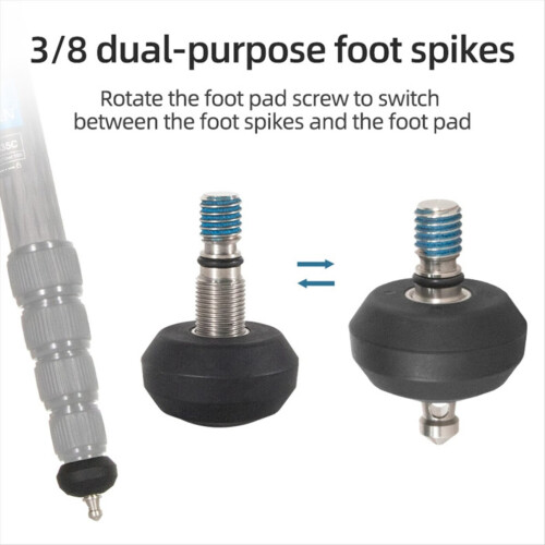 Universal anti-slip rubber feet for camera tripods 2