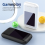 Bluetooth earbuds, 8000 mAh, charging case, built-in microphone, white 4