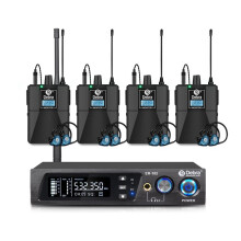 DEBRA PROFESSIONAL AUDIO Professional UHF IEM ER-102 Wireless in-Ear Monitoring System with Dual TX for Performers