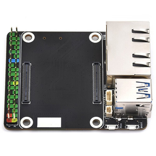 Dual Gigabit Ethernet Base Board -Computer Kit for Raspberry Pi Compute Module 5 CM5 Carrier Board