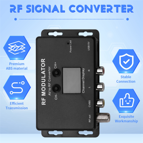 M60 Modulator AV naar Converter UHF Modulator Signaalomvormer 2