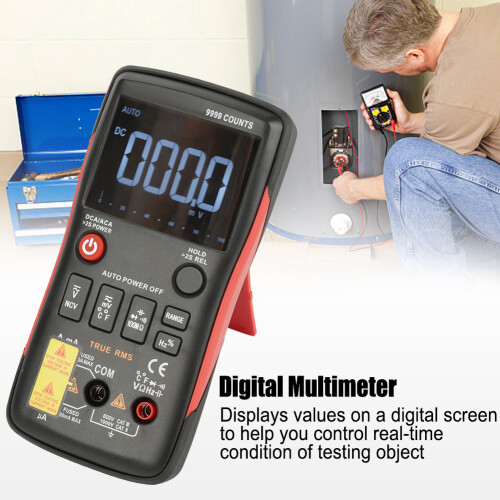 Q1 True RMS Digital Multimeter 9999 Counts with Backlight & Accessories