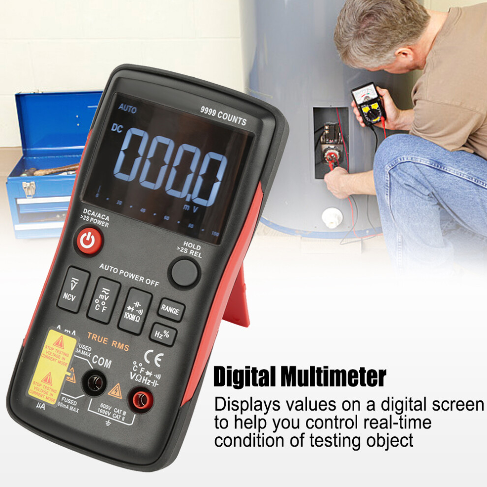 Q1 True Rms Digital Multimeter 9999 Counts With Backlight & Accessories 3091392656606
