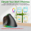 2.4G Wireless Game Mouse Ergonomic Mouse with RGB Backlighting Black 3