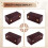 Wood Mic Storage Box Portable Multifunctional Storage Microphone Carrying Case Wireless Mic Protective Box 7