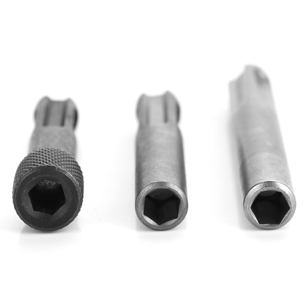 3Pcs Hex Shank Screwdriver Bit Holder Adapter 1/4Â For Sds Hammer Drill Tools 8761392662772