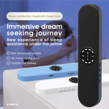 Altavoz de Bolsillo para Colocar Debajo de la Almohada, con Sonido de Conducción Ósea, Recargable, Inalámbrico, Estéreo, con Ruido y