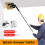 Adjustable angle sign holder set protects splash-proof paint 3