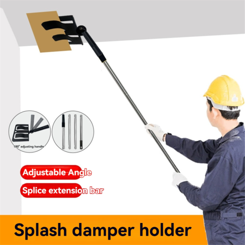 Adjustable angle sign holder set protects splash-proof paint 2