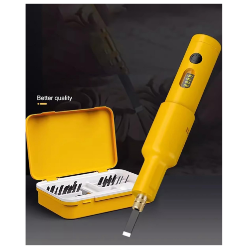 Electric engraving machine, rechargeable, with 20 interchangeable blades 2