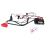 DIY children's electric car wiring harness with cable, switch 4