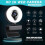 Live stream web camera Full HD 1080p LED fill light 30 FPS 2