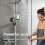 Bluetooth-Lautsprecher mit farbiger LED-Beleuchtung, klein, schwarz 3