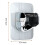 Hand shower holder without drilling, angle-adjustable shower holder 2