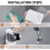 Hand shower holder without drilling, angle-adjustable shower holder 3