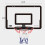 Indoor mini basketbalring set, zwarte mini basketbalring set 4