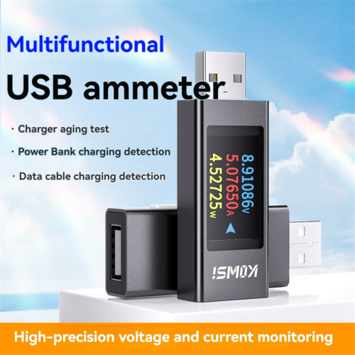 USB Ammeter Multifunction Digital Display DC Voltage Ammeter 2